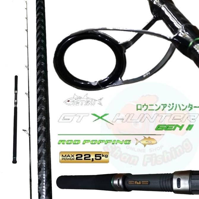 Joran Popping Getsu GT X Hunter Gen II 802 (packing pipa PVC)