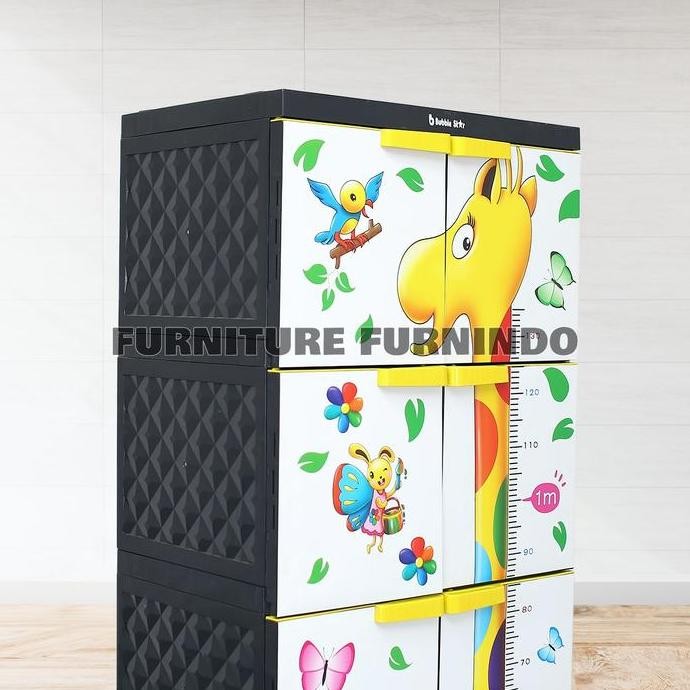 LEMARI PLASTIK BUBBLE STAR 4 SUSUN