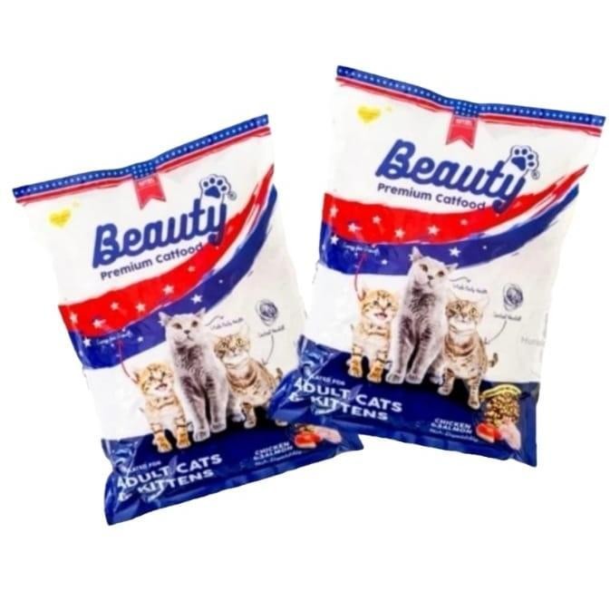 Beauty Cat Food 1kg 800gr 500gr Makanan Kucing Beauty 1kg Dry Food