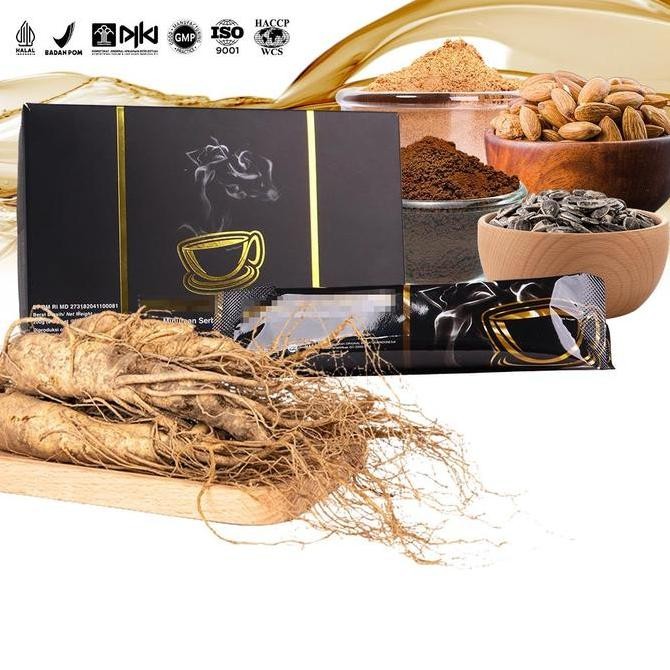 1 Box Minuman Bubuk Coffee Berkhasiat | 3-in-1 & Kopi Instan | Sudah Bpom dan Halal MUI | mengandung