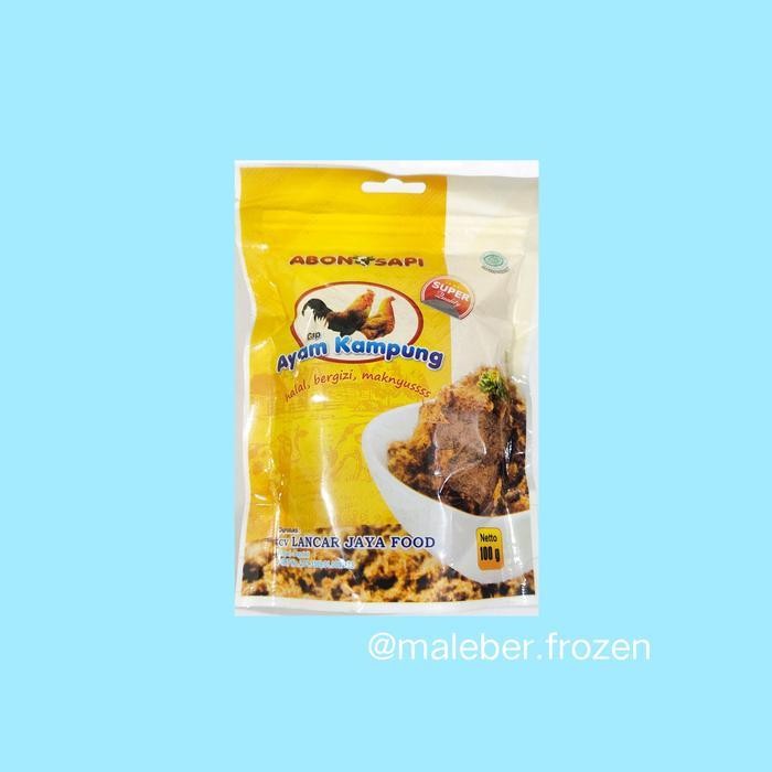 abon sapi cap ayam kampung 100gr