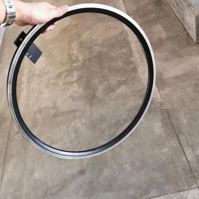 TERBARU velg 24inch 36hole double wall alloy pentil motor Av u brake v brake BISA GRAB