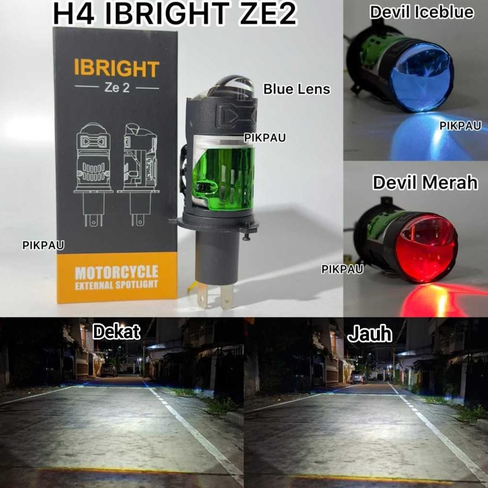 Lampu Utama IBRIGHT H4 ZE2 Dengan Kipas Pendingin