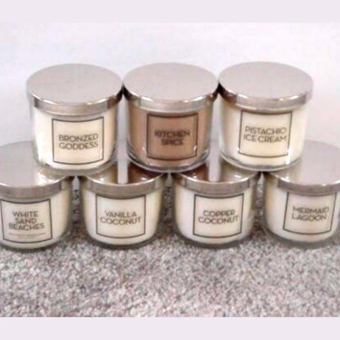 Bath Body Works Bbw Island Margarita Waikiki Beach Coconut Mahogany Coconut Turquoise Waters Mini Sc