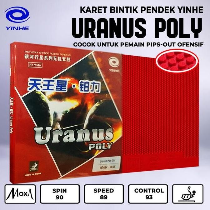 Karet Bat Bintik Pendek Yinhe Uranus Poly Max Bintik Serang Spin