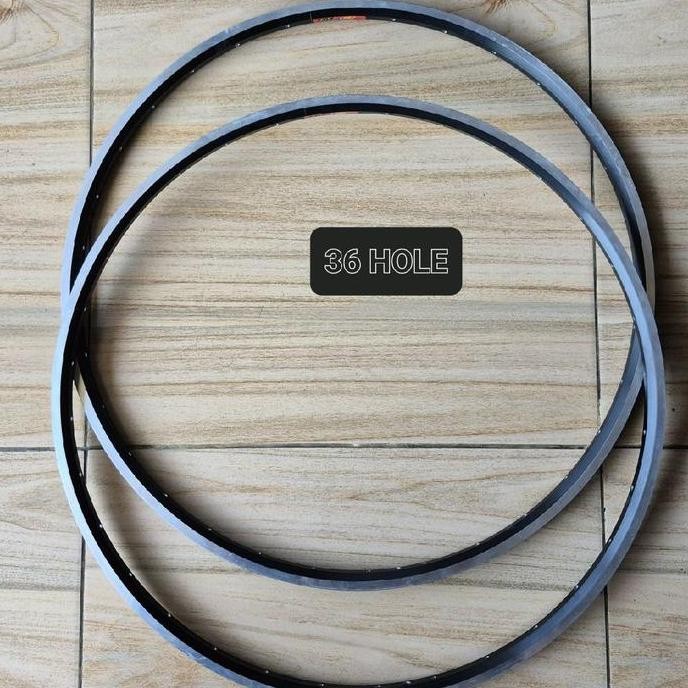 TERBARU Rims Velg Araya 26" MTB Federal TM-880 36 Hole Brakeline Alloy Black Silver New