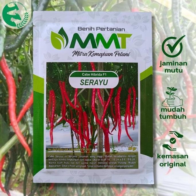 Benih Cabe Merah Keriting SERAYU 10 Gr Asli Cap MMT KOKO