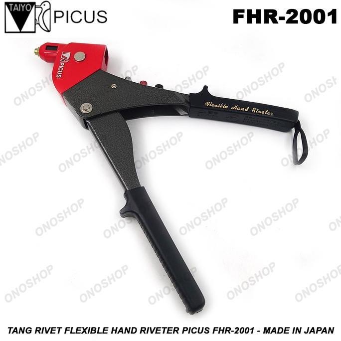 Tang Rivet Flexible Hand Riveter Picus FHR-2001 - Made in Japan