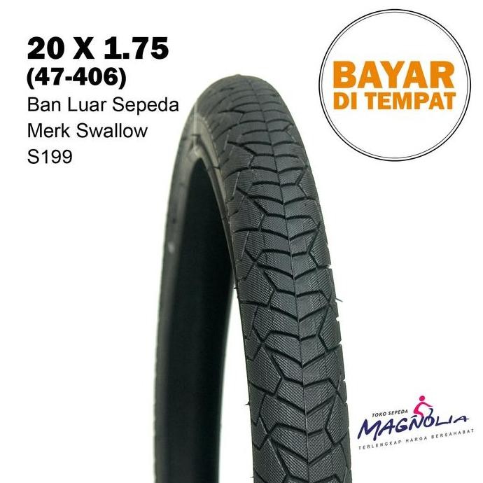 Ban Luar Sepeda 20 X1.75 Swallow