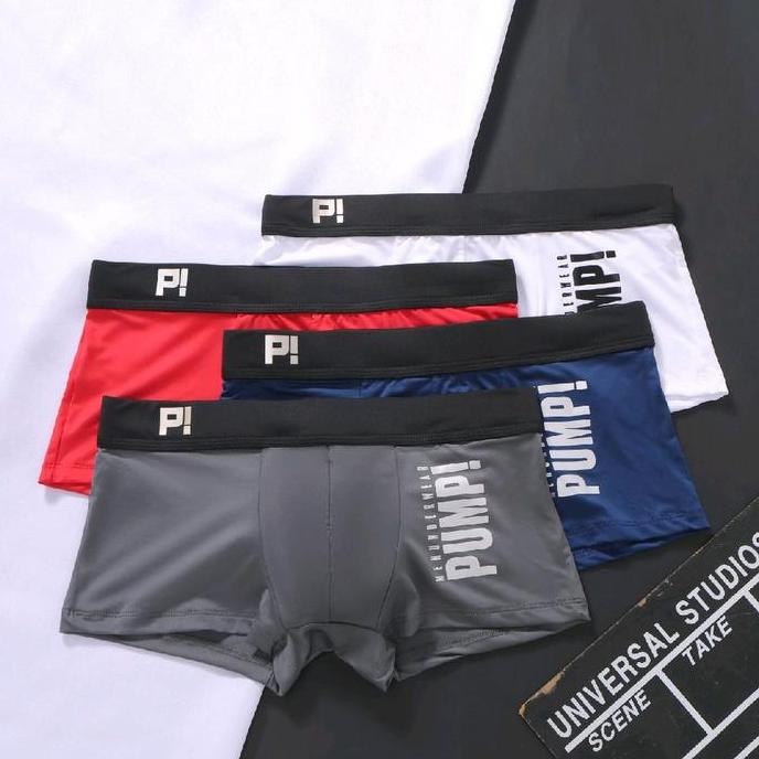 Men Underwear Pump Boxer Pria Full Spandex