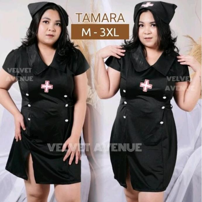 Velvet Avenue - Lingerie Kostum TAMARA Lingeri Costume Cosplay Suster Perawat Seksi Reguler Jumbo Wa