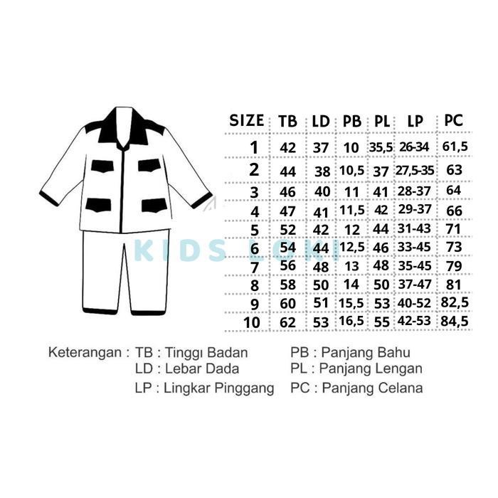 Seragam Polisi Militer Anak Baju Pm Anak Pakaian Tentara Anak Baju Profesi Polisi Militer Anak