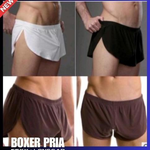 Celana Dalam Pria Sexy Hot Pant Boxer Sexy Longgar Halus Lembut Membantu Kesehatan Pria