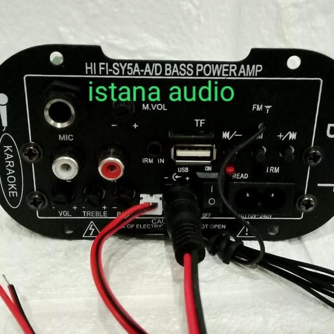 Kit Basstube Bluetooth Mini Dc 12V Usb Sd Card Bluetooth Kit Modul