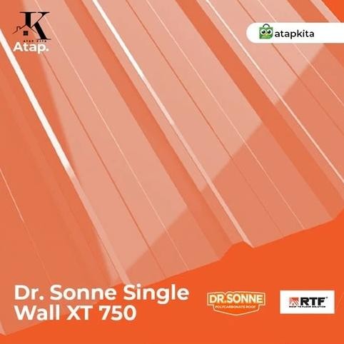 Atap Transparan / Dr. Sonne XT750 / Atap Spandek / Atap Bening / Clear