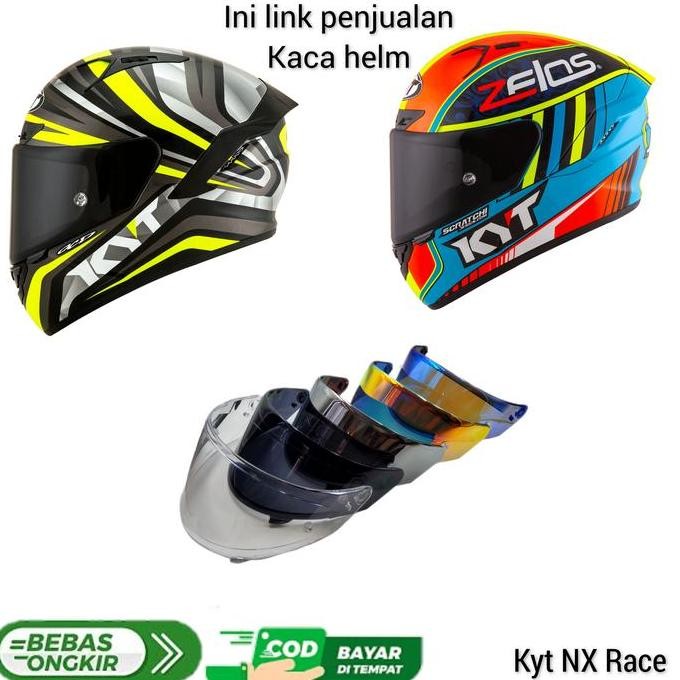 Kaca helm Kyt NX Race Visor helm Kyt NX Race