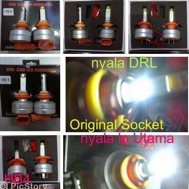 Super Car Led Headlamp + Drl H11 Hb3 Hb4