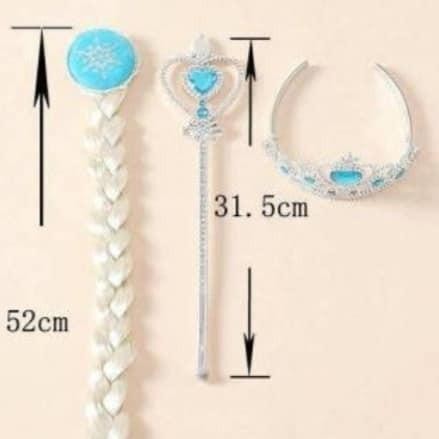 1 Set Gaun Princess + Aksesoris/ Dres Pesta Ulang Tahun Anak / Gaun Ulang Tahun  / Baju Pesta Anak P