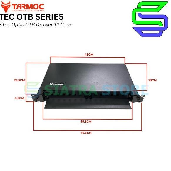 DF385>> Fiber Optic OTB 12 Core SC | 1U Drawer ODF OTB 12 Core Kosong