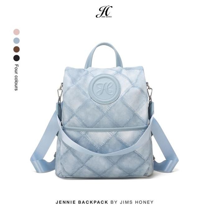 Promo Jims Honey - Jennie Backpack - Tas Ransel Wanita Kulit Sekolah COD