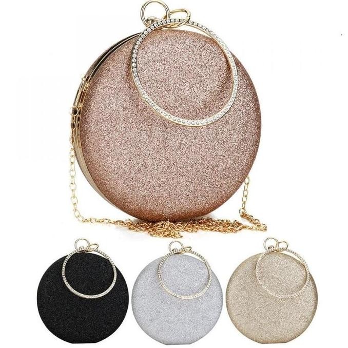 Promo Tas Pesta Mewah ZeeBee Bulat Mewah COD