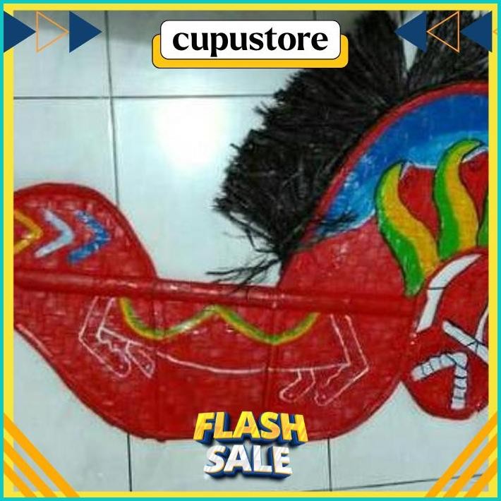 Kuda Lumping Remaja 120 Jaranan Besar Plus Cambuk COD