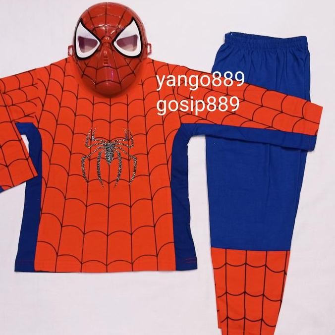 Promo Size 4-6 Tahun Spiderman Kostum Anak2