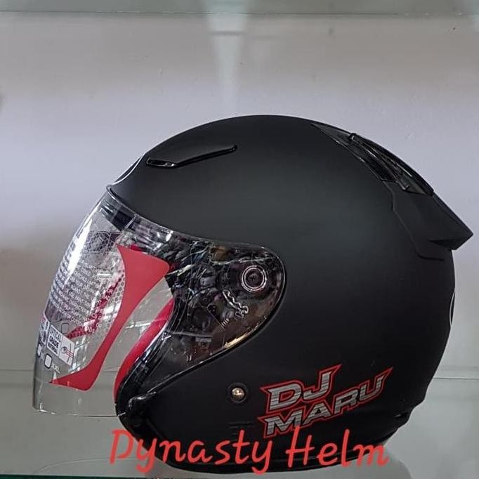 Kyt Dj Maru Solid Black Doff