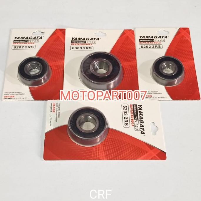 DA47 }} BEARING RODA DEPAN BELAKANG HONDA CRF 150  CRF 150L LAHER BERING RODA SET CRF 150F CRF 150R