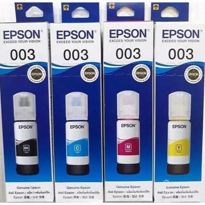 DB60>> Epson 003/Tinta Epson 003 1Set L1110/L3310/L3116/L3150/L3156/L5190 Bk