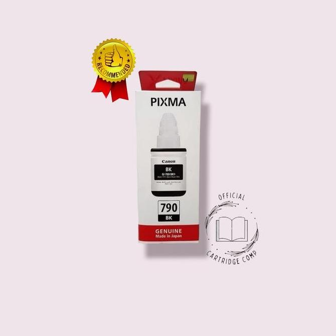 DB54>> Tinta Canon GI-790 Black Original G1010/G1020/3010/4010 130ml-hitam