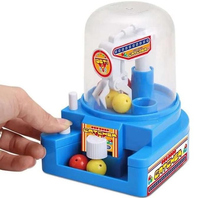 Mesin Capit Bola Mainan Mini Ball Catcher Candy Machine Jepit Permen