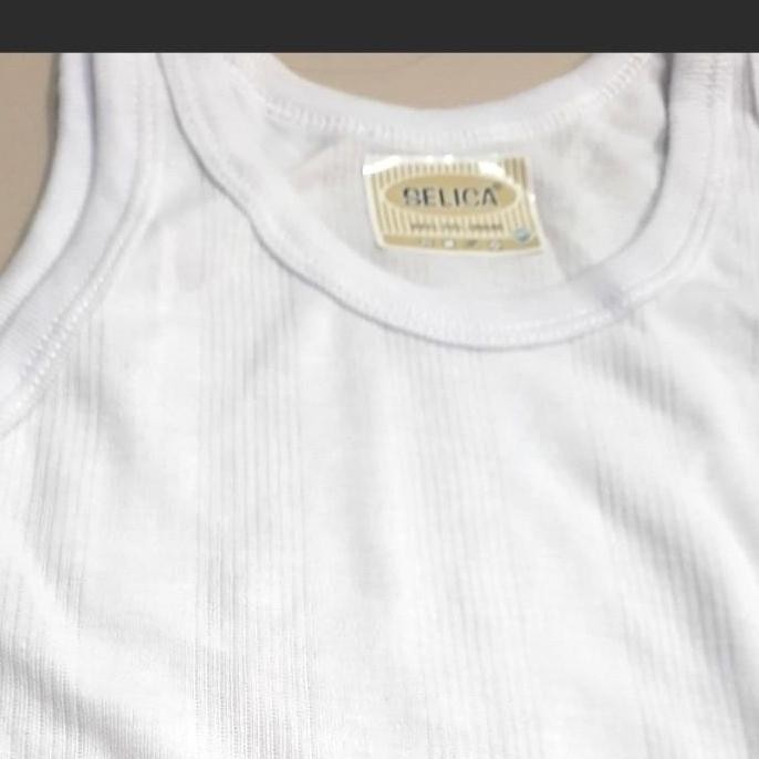 Kaos dalam kutang singlet SELICA laki/pr putih anak/remaja/SD/SMP/SMA