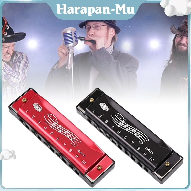 UGNDA Harmonika Kromatik 10 Hole Import Alat Musik Harmonika