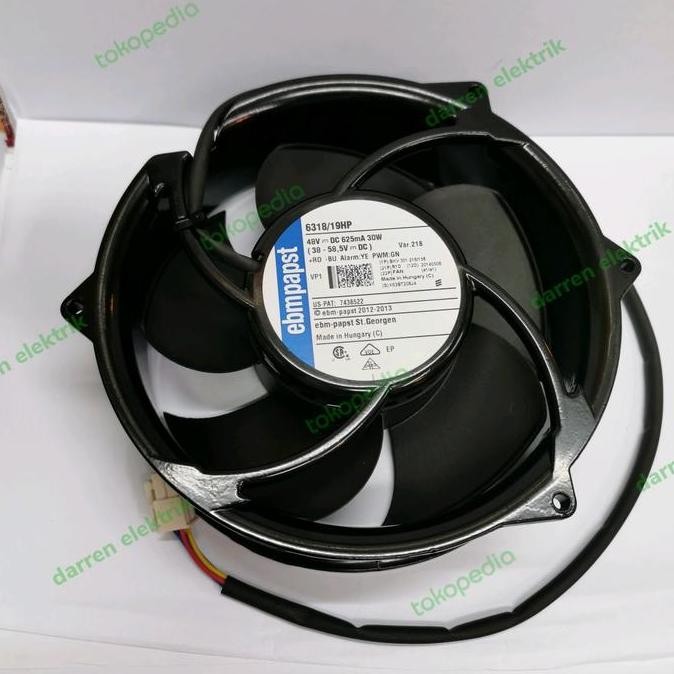 fan ebmpapst 6318/19HP,48vdc READY