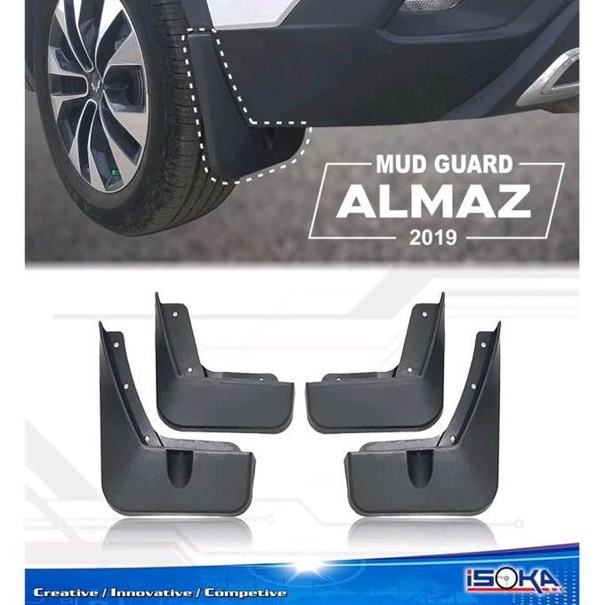 Mudguard Mud Guard Wuling Almaz karpet roda almaz penahan lumpur Wuling Almaz plastik sparkboard mob