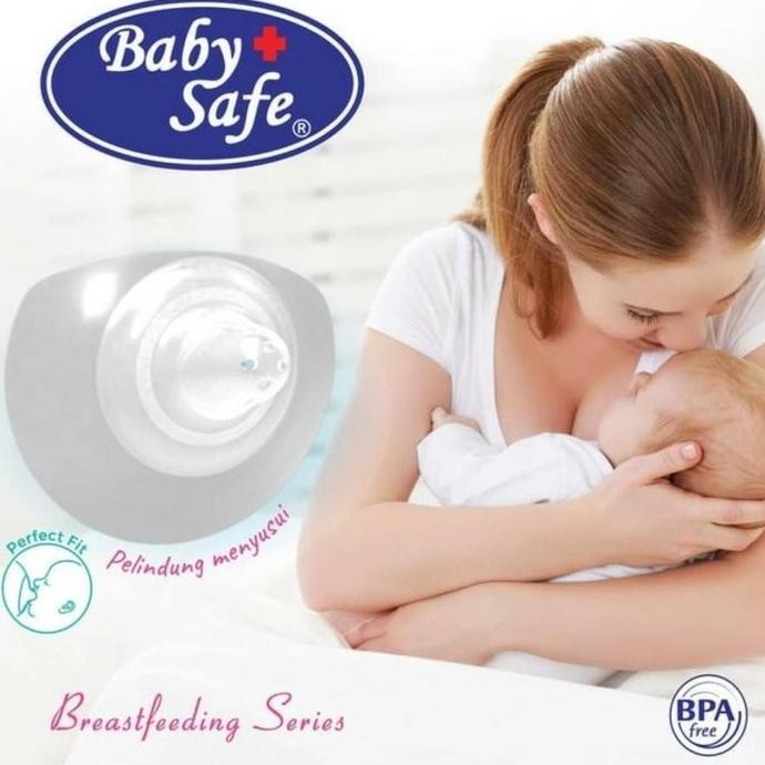 Promo BABYSAFE Nipple Shield Pelindung / Penyambung Puting Ibu Bayi Baby Safe COD