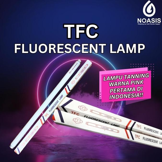 Lampu Tanning Ikan Arowana TFC Fluorescent Lamp 20 30 Watt Pink TFC Merah Muda