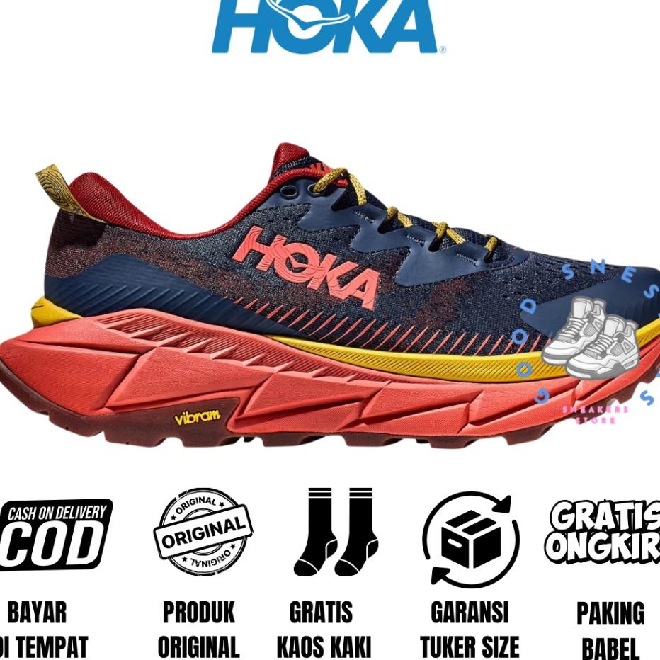 Sepatu Hiking Trailrun Hoka Original Hoka Skyline X Float Hot Sauce Original