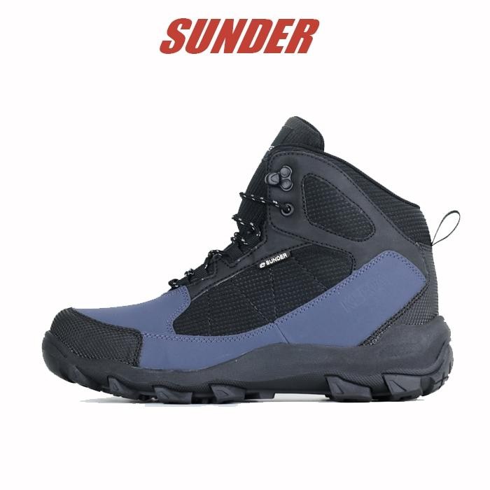 Sunder Kerta X1 L Black Navy Sepatu Outdoor Gunung Hiking