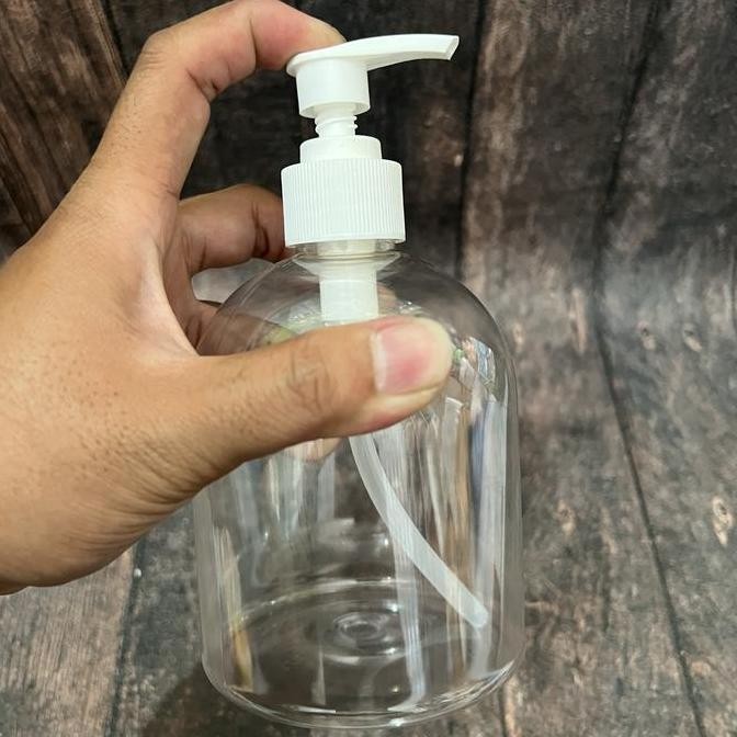 Botol Pump 500ml Bening