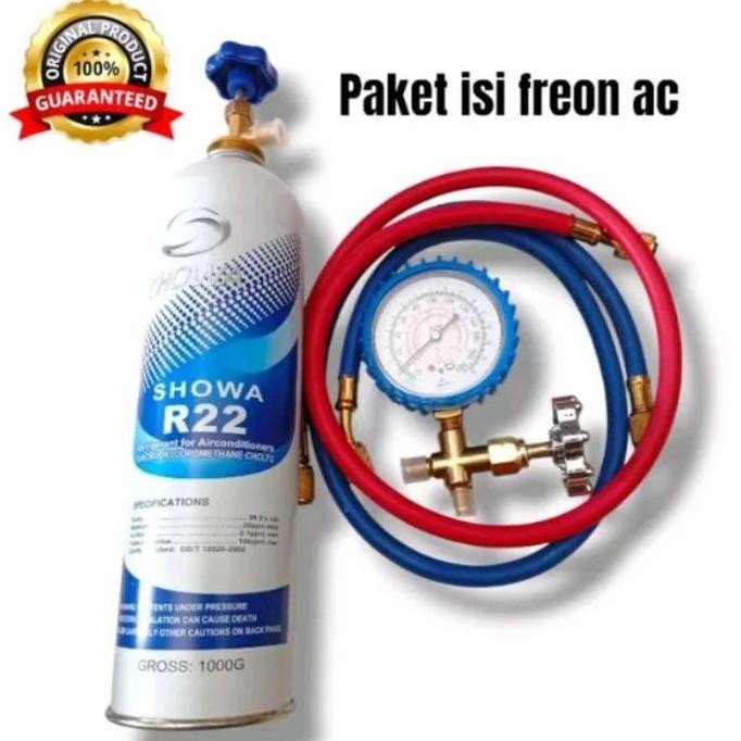 paket lengkap isi freon AC Rumah/freon R22 READY