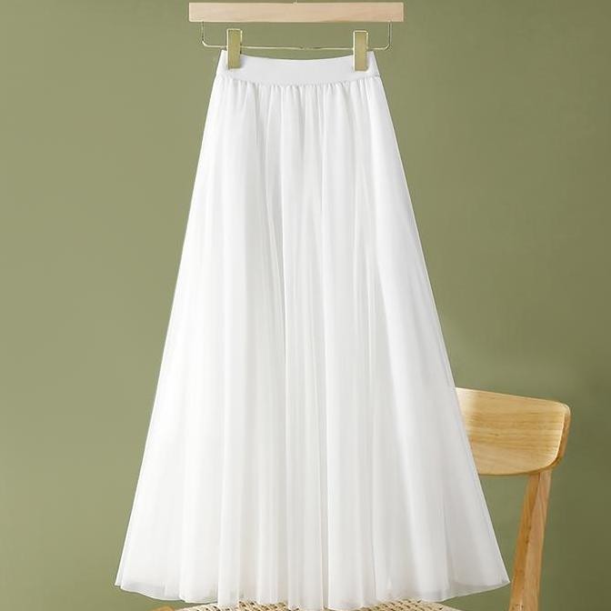 Rok Tutu panjang korean style wanita rok plisket premium maxi skirt Rok Tutu Maxy Model Korean Hits 