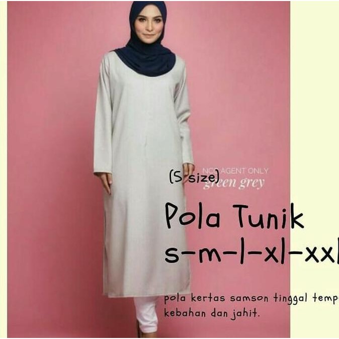 Pola Tunik panjang YS