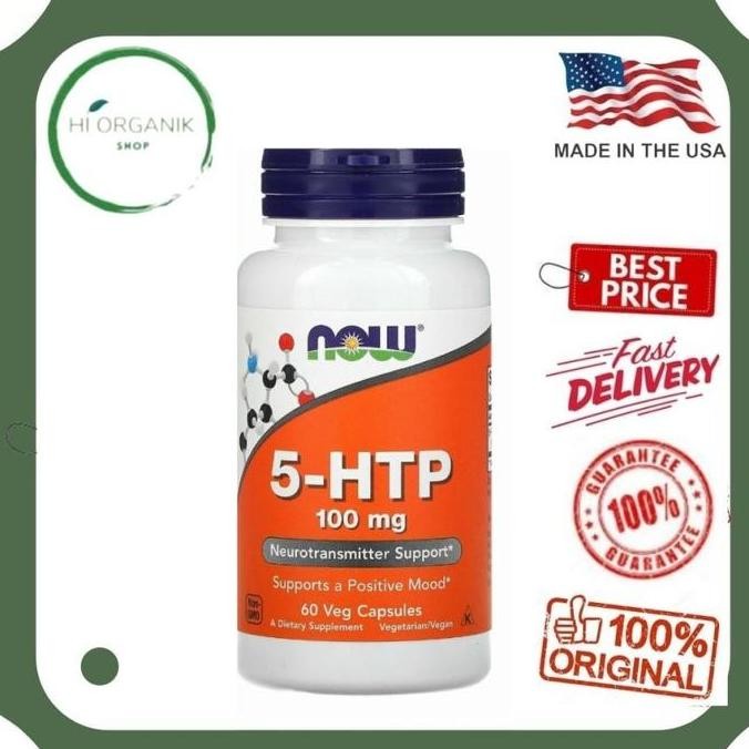Now Foods 5-Htp 5Htp 5 Htp 100 Mg 120 Capsule ; 60 Caps Original