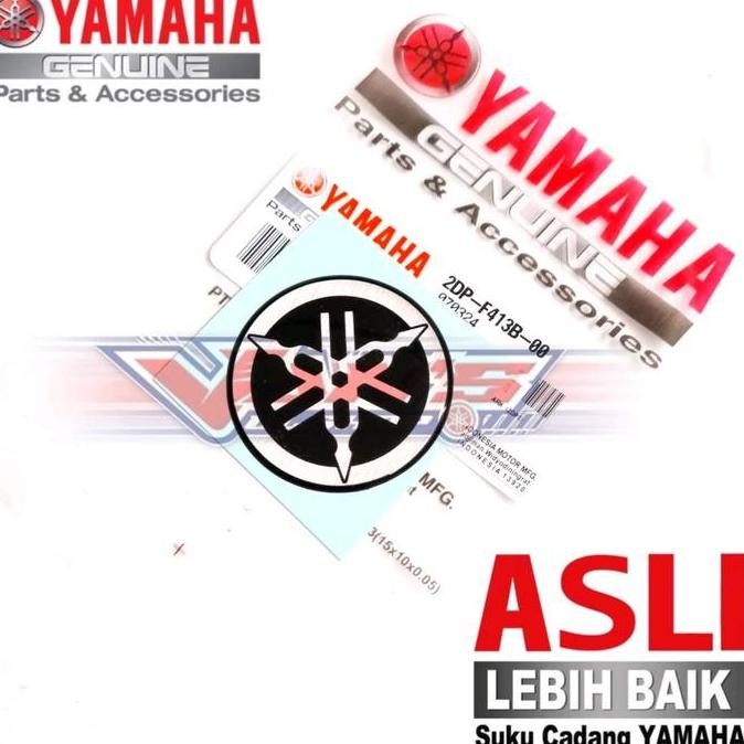 Logo Yamaha Karet Buat Di Bagian Sayap/Panel Nmax 155, Aerox 155, Mx King Dll Original Yamaha Genuin