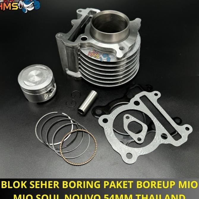 Blok Seher Mio Sporty Mio Soul Fino Karbu Nouvo Racing Boreup 58.5 58 54 Mm 58,5Mm 58Mm 54Mm Thailan
