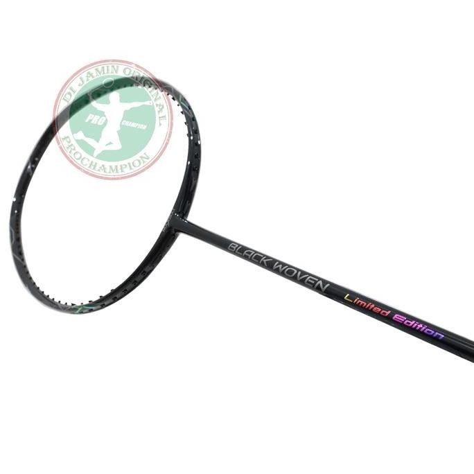 MAXBOLT BLACK WOVEN LIMITED EDITION RAKET BADMINTON ORIGINAL