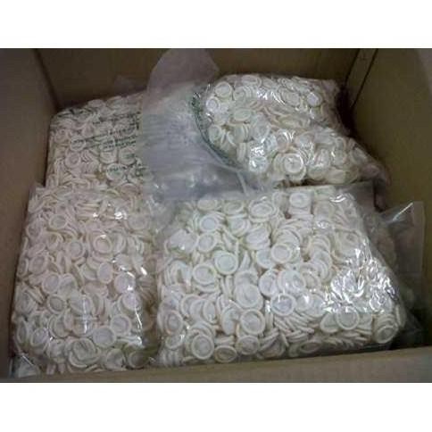 Finger cot / finger coat putih size M