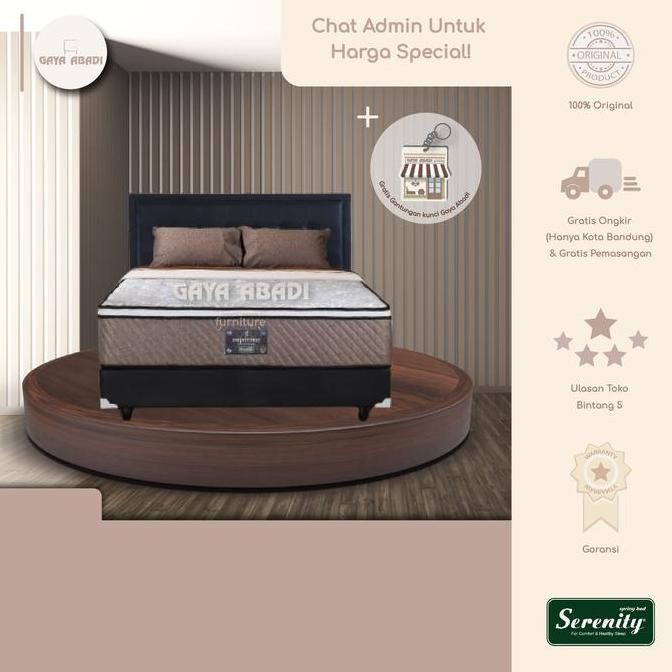 Springbed Serenity Supreme / Kasur Serenity Supreme - Serenity by Elite Springbed